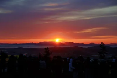 새해 첫 날 붉은 말의 기운으로 해남 땅끝마을 '북적'