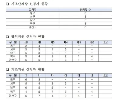 광주 지방선거 열기 달아오른다…민주당 후보 공모에 171명 지원