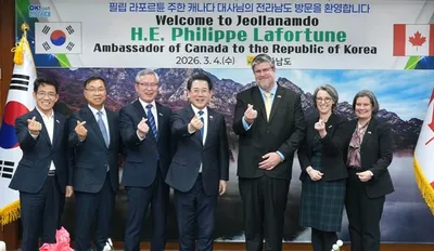 전남도, 캐나다 대사와 손 맞잡고 미래산업 동력 모색