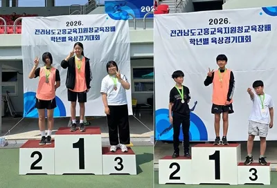 ‘작지만 강한’ 동강중, 육상경기대회서 역대급 성과…전교생 35명 메달 싹쓸이