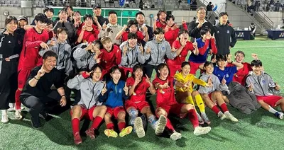 '강진스완스WFC' 호남 여자축구 새 역사…창단 4경기 만에 첫 승리
