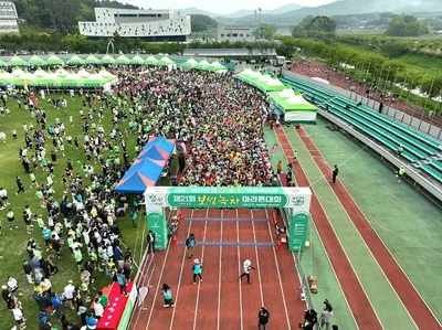 초록 물결 달렸다…보성녹차마라톤 현장 ‘열기 폭발’