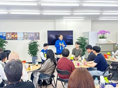 동명동 청년문화도시 구상 꺼낸 임택…대학생들과 동구 미래 정책 논의