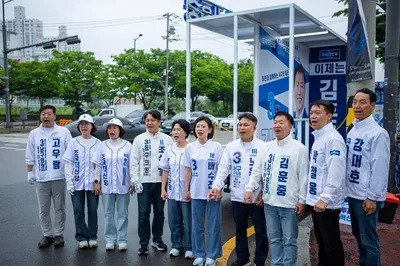 광주 선거전 본격화 조국혁신당 첫 집중유세 나서