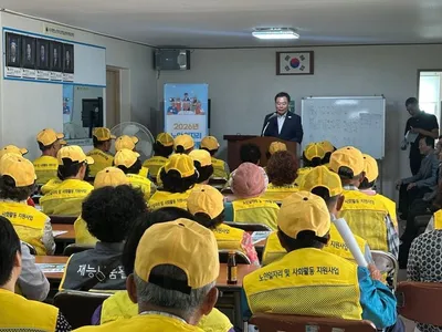 무안군 노인일자리 참여자 폭염 대비 안전교육 강화