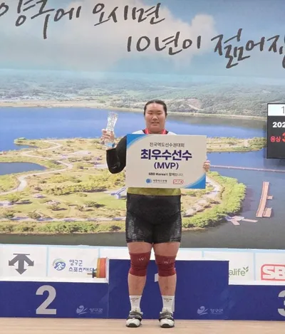 광주체고 김체량 전국역도선수권 3관왕… 한국 주니어 신기록 대기록