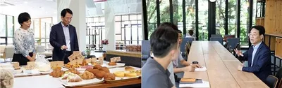강진원 강진군수, 백운동 전시관 티가든 현장 점검·관계자 격려