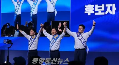 '최대 승부처' 호남서 갈린 민주당 당권… 김민석 57% 득표로 승기 잡았다