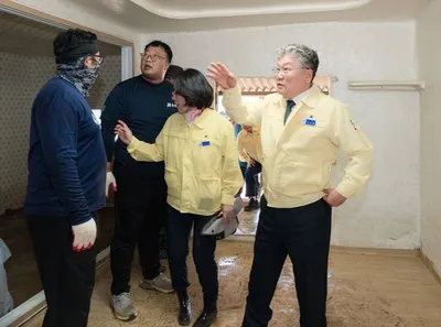 군부대·지역단체 온정 손길… 영광군 호우 피해 현장 긴급 지원 사격