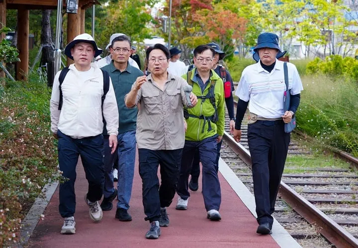 지난해 진행된 도시철도 2호선 푸른길 현장답사 ⓒ광주광역시