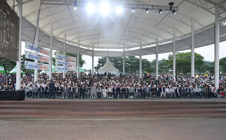 무안연꽃축제 주무대 ⓒ무안군