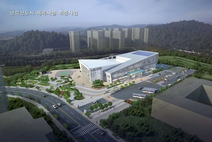 ▲남악신도시체육시설 확충사업 조감도ⓒ무안군